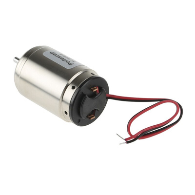 Portescap Brushed DC Motor, 11 W, 24 V dc, 21 mNm, 5600 rpm, 3mm Shaft Diameter