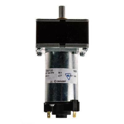 Crouzet Brushed Geared DC Geared Motor, 15.6 W, 24 V dc, 5 Nm, 62 rpm, 8mm Shaft Diameter