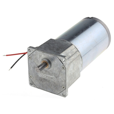 Crouzet Brushed Geared DC Geared Motor, 27 W, 12 V dc, 5 Nm, 73 rpm, 8mm Shaft Diameter