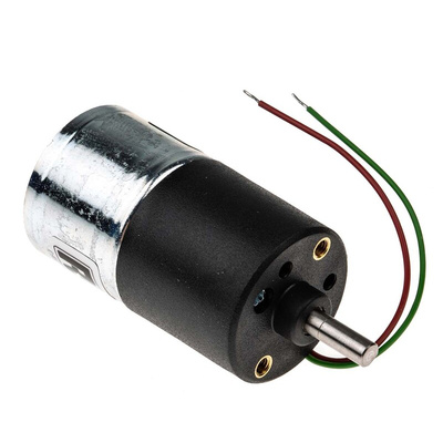 McLennan Servo Supplies Geared DC Geared Motor, 12 V dc, 14 Ncm, 9 rpm, 4mm Shaft Diameter