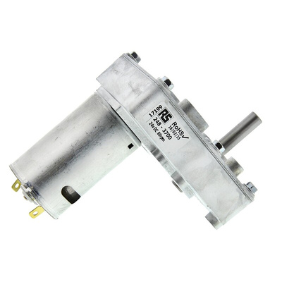 Mellor Electric Geared DC Geared Motor, 24 V dc, 3.9 Nm, 80 rpm, 8mm Shaft Diameter
