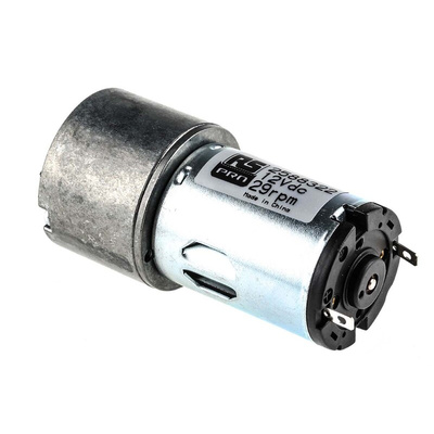 RS PRO Geared DC Geared Motor, 12 V dc, 30 Ncm, 29 rpm, 5mm Shaft Diameter