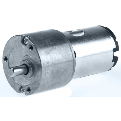 RS PRO Geared DC Geared Motor, 12 V dc, 30 Ncm, 11 rpm, 5mm Shaft Diameter