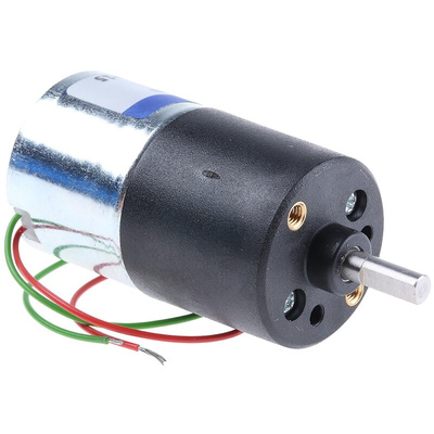 Micromotors Brushed Geared DC Geared Motor, 6 V dc, 20 Ncm, 4 rpm, 4mm Shaft Diameter