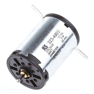 Maxon Brushed DC Motor, 5 W, 18 V dc, 6.25 mNm, 9970 rpm, 2mm Shaft Diameter