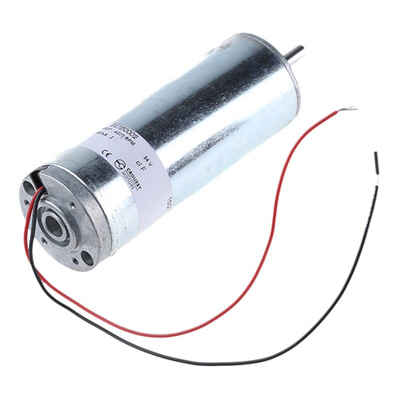 Crouzet Brushed DC Motor, 33.5 W, 24 V dc, 100 mNm, 3200 rpm, 6mm Shaft Diameter
