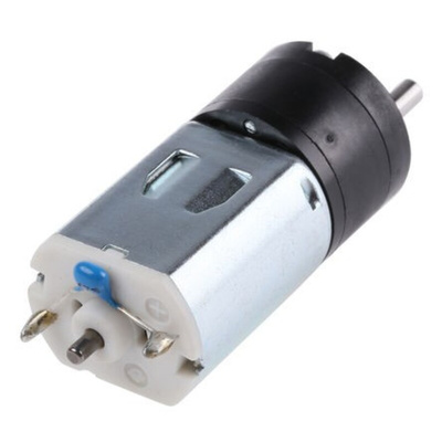 Trident Engineering Geared DC Geared Motor, 12 V dc, 60 mNm, 60 rpm, 3mm Shaft Diameter