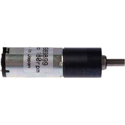 Canon Geared DC Geared Motor, 24 V dc, 49 mNm, 155 rpm, 4mm Shaft Diameter