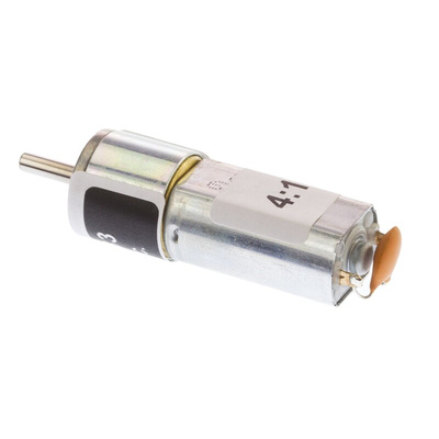 RS PRO Brushed Geared DC Geared Motor, 0.394 W, 12 V dc, 7 mNm, 1550 rpm, 3mm Shaft Diameter