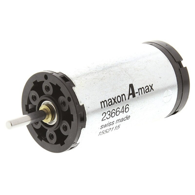 Maxon Brushed DC Motor, 15 W, 18 V dc, 37.5 mNm, 5270 rpm, 4mm Shaft Diameter