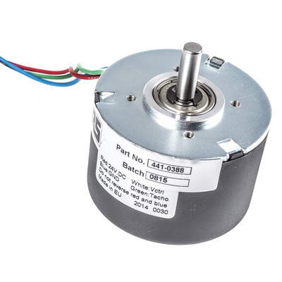 McLennan Servo Supplies Brushless DC Motor, 12 W, 24 V dc, 0.03 Nm, 4550 rpm, 5.99mm Shaft Diameter