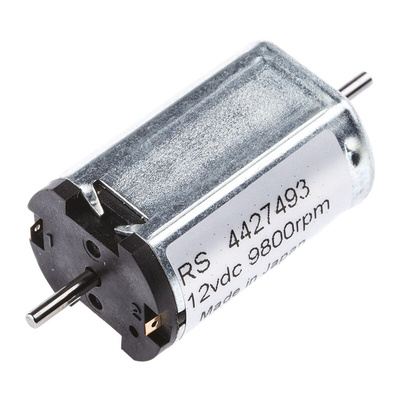 Canon Brushed DC Motor, 1.4 W, 12 V dc, 0.25 Ncm, 9800 rpm