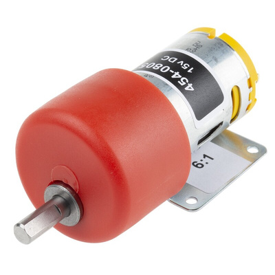 RS PRO Brushed Geared DC Geared Motor, 7.92 W, 12 V dc, 10 Ncm, 1645 rpm, 6mm Shaft Diameter