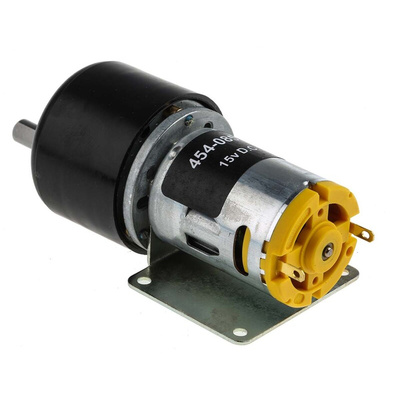 RS PRO Brushed Geared DC Geared Motor, 7.92 W, 12 V dc, 59 Ncm, 12 rpm, 6mm Shaft Diameter