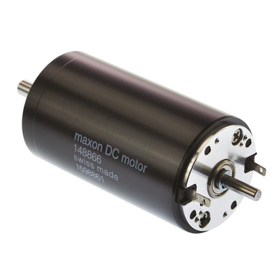 Maxon Brushed DC Motor, 150 W, 12 V dc, 94.9 mNm, 6920 rpm, 6mm Shaft Diameter