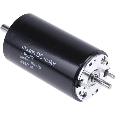 Maxon Brushed DC Motor, 150 W, 24 V dc, 170 mNm, 7580 rpm, 6mm Shaft Diameter