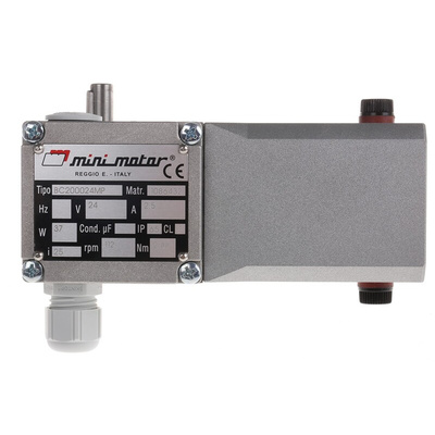 Mini Motor Brushed Geared DC Geared Motor, 37 W, 24 V dc, 2.4 Nm, 112 rpm, 9mm Shaft Diameter
