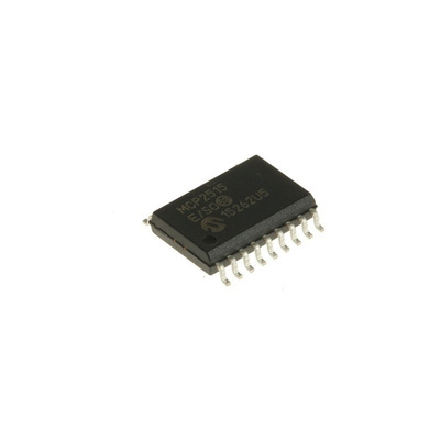 Microchip MCP2515-E/SO, CAN Controller 1Mbps CAN 2.0B, 18-Pin SOIC W