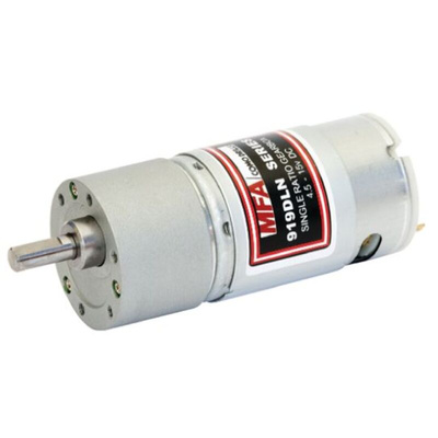 RS PRO Geared DC Motor, 11 W, 4.5 → 15 V dc, 6000 gcm, 12 rpm, 6mm Shaft Diameter