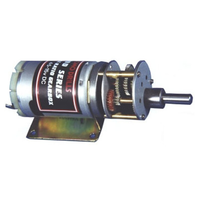 RS PRO Brushed Geared DC Geared Motor, 19.8 W, 12 V dc, 29 Ncm, 241 rpm, 6mm Shaft Diameter