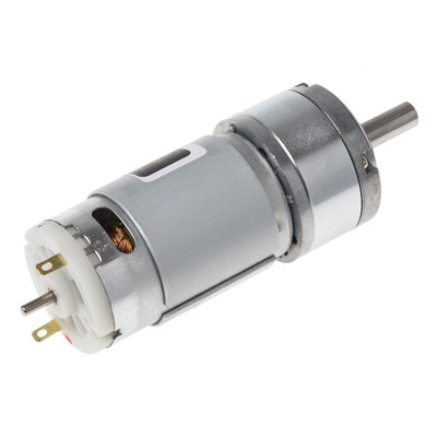 RS PRO Brushed Geared DC Geared Motor, 7 W, 12 V dc, 10 Ncm, 822 rpm, 6mm Shaft Diameter