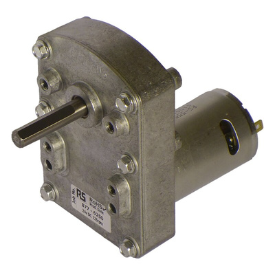 Mellor Electric Brushed Geared DC Geared Motor, 24 V dc, 67 Ncm, 125 rpm, 8mm Shaft Diameter