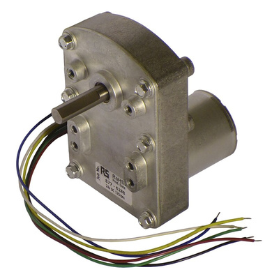 Mellor Electric Brushless Geared DC Geared Motor, 9 W, 24 V dc, 1.3 Nm, 125 rpm, 7.94mm Shaft Diameter