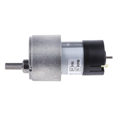 Micromotors Geared DC Geared Motor, 24 V dc, 15 Ncm, 110 rpm, 6mm Shaft Diameter