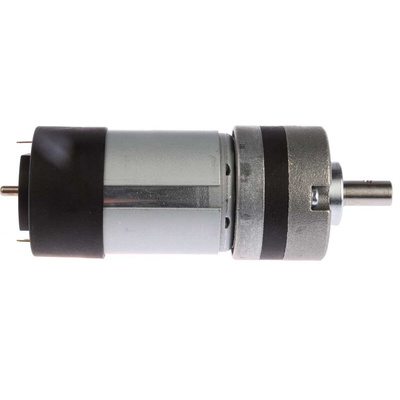 Micromotors Brushed Geared DC Geared Motor, 22.8 W, 24 V dc, 20 Ncm, 575 rpm, 8mm Shaft Diameter