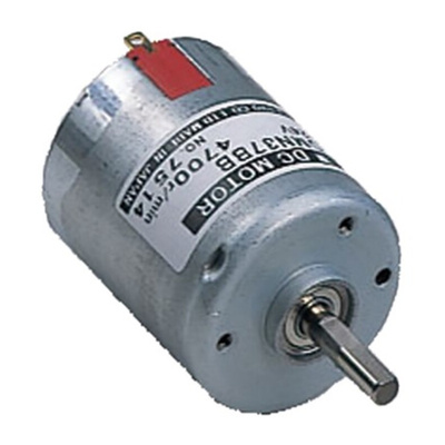 Nidec Brushed DC Motor, 7.2 W, 12 V dc, 14.7 mNm, 4700 rpm, 5mm Shaft Diameter