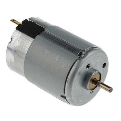 Nidec Brushed DC Motor, 3 W, 24 V dc, 7.8 mNm, 3700 rpm, 2.5mm Shaft Diameter