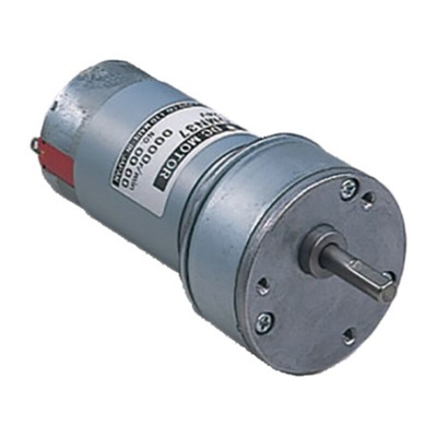 Nidec Brushed Geared DC Geared Motor, 9.2 W, 24 V dc, 1 Nm, 52 rpm, 6.8mm Shaft Diameter