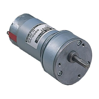 Nidec Brushed Geared DC Geared Motor, 9.2 W, 12 V dc, 1 Nm, 52 rpm, 6.8mm Shaft Diameter