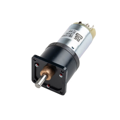 RS PRO Brushed Geared DC Geared Motor, 12 V dc, 600 mNm, 9 rpm, 6mm Shaft Diameter