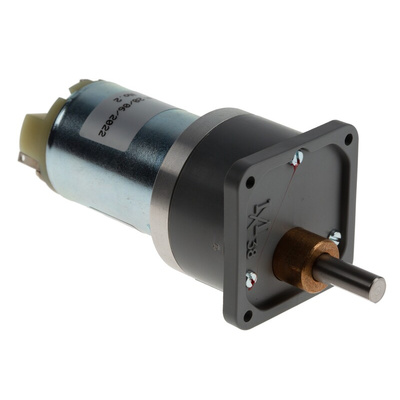 RS PRO Brushed Geared DC Geared Motor, 24 V dc, 20 Ncm, 80 rpm, 6mm Shaft Diameter