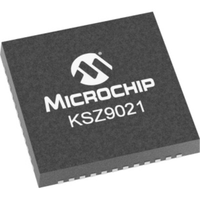 Microchip Ethernet Transceiver 48-Pin QFN, KSZ9021RN
