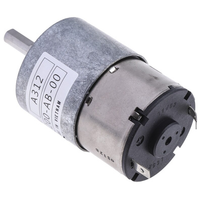 Nidec Components Geared DC Geared Motor, 24 V dc, 59 Ncm, 22 rpm, 6mm Shaft Diameter