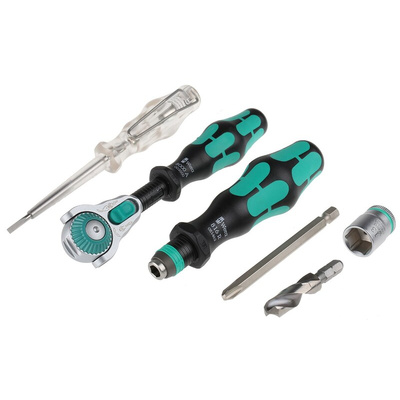 Wera 39 Piece Kraftform Kompakt M 1 Metal Tool Kit with Pouch
