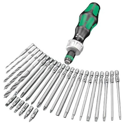 Wera 41 Piece Kraftform Kompakt H 1 Woodcraft Tool Kit with Pouch