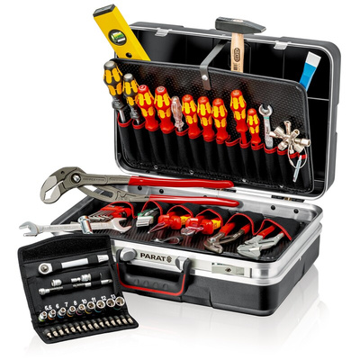 Knipex 52 Piece Plumbing Tool Case with Case, VDE Approved