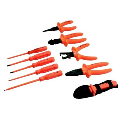 SAM 11 Piece Electricians Tool Kit with Bag, VDE Approved