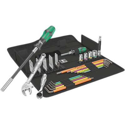 Wera 35 Piece Kraftform Kompakt F 1 screwdriving tool set for window installation Tool Kit with Box