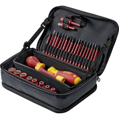 Wiha 32 Piece Electricians Tool Kit with Bag, VDE Approved
