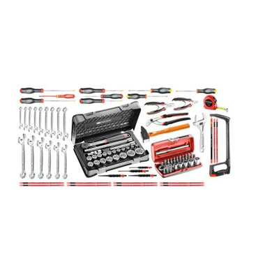 Facom 96 Piece Industrial Maintenance Tools Tool Kit with Box