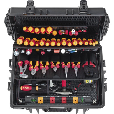 Wiha 116 Piece Electricians Tool Kit with Case, VDE Approved