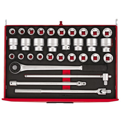 Teng Tools 1117 Piece Automotive Tool Kit Tool Kit with Foam Inlay, VDE Approved