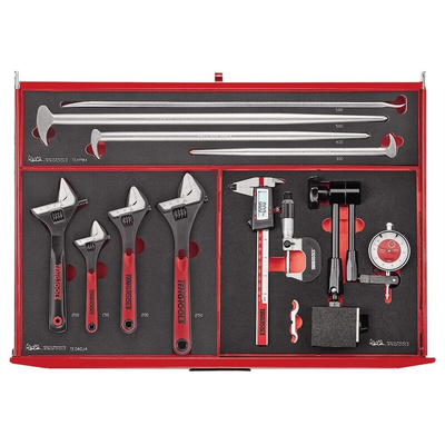 Teng Tools 1117 Piece Automotive Tool Kit Tool Kit with Foam Inlay, VDE Approved