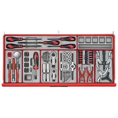 Teng Tools 1034 Piece Automotive Tool Kit Tool Kit with Foam Inlay, VDE Approved