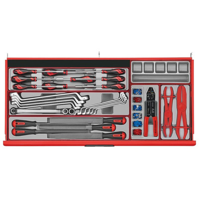 Teng Tools 1034 Piece Automotive Tool Kit Tool Kit with Foam Inlay, VDE Approved