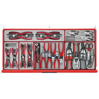 Teng Tools 1034 Piece Automotive Tool Kit Tool Kit with Foam Inlay, VDE Approved